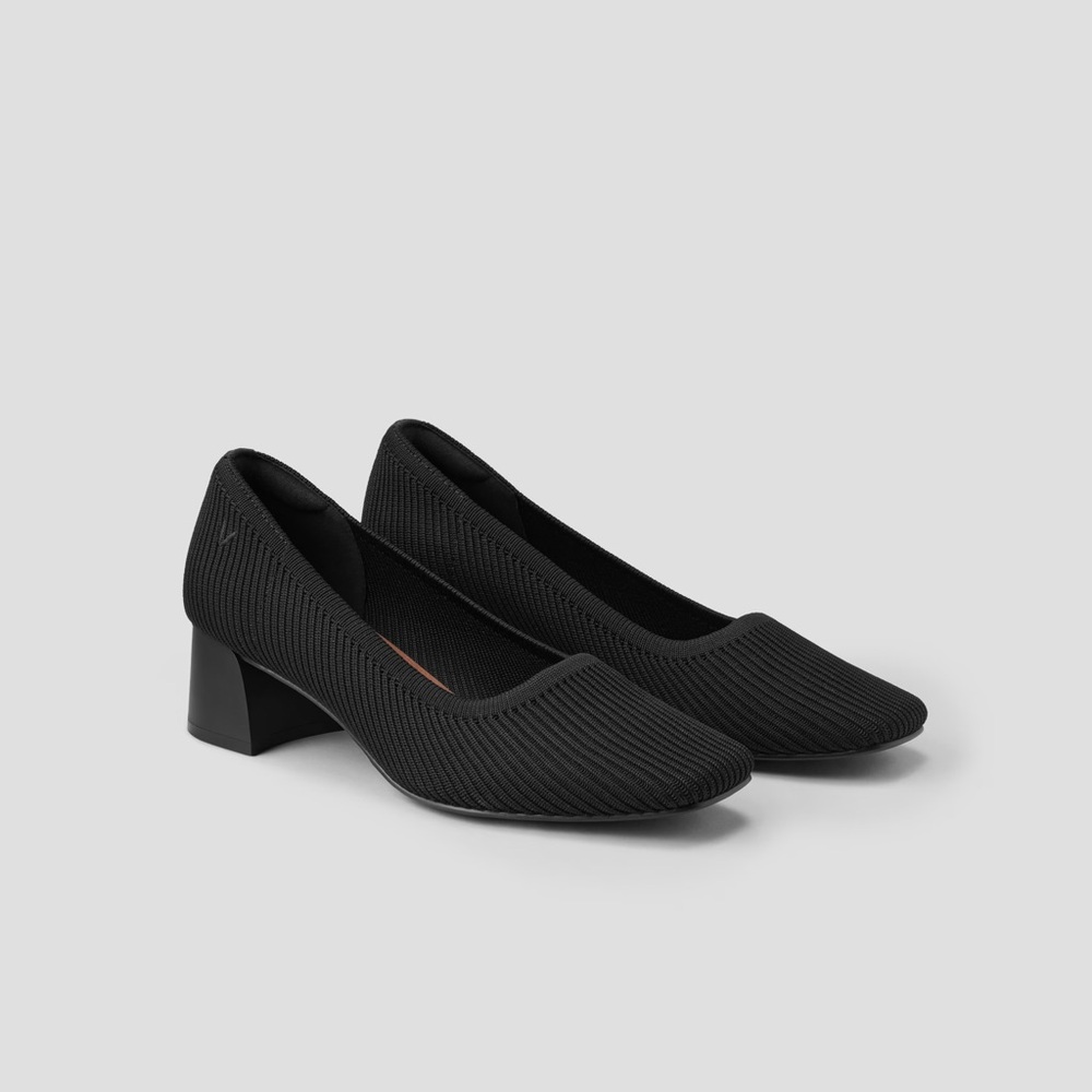VIVAIA Square-Toe Chunky Heels (Melody)